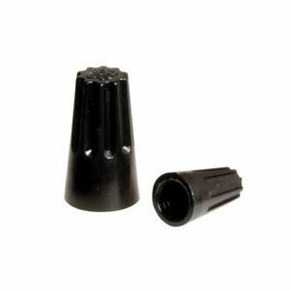 Hubbell Canada Hubbell Wire Connector, 22 to 18 AWG Wire, Thermoplastic Housing Material, Black HWCT1M100